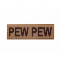 Pitchfork Pew Pew Patch - Tan