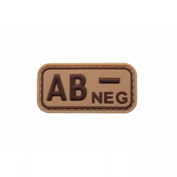 Pitchfork Blood Type AB NEG Patch - Tan