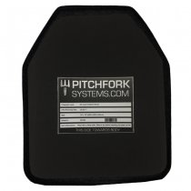 Pitchfork NIJ Level IV 10x12 Inch Multi Curve Stand Alone Plate - Shooter Cut