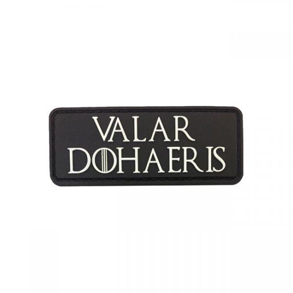 Pitchfork Valar Dohaeris Patch - Black