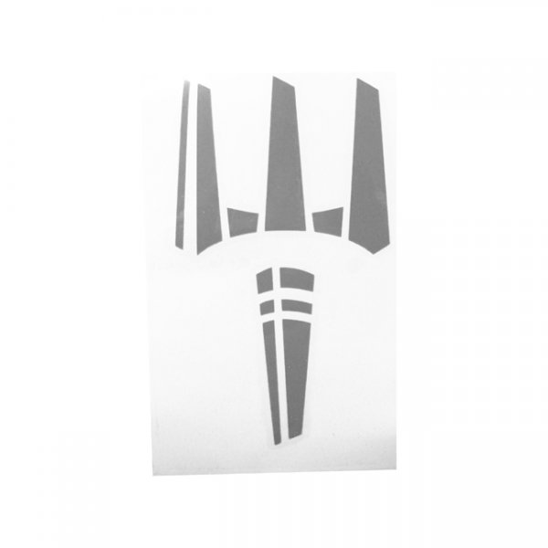 Pitchfork The Trident Sticker - Urban Grey