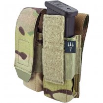 Pitchfork Closed Double Pistol Magazine Pouch - Multicam