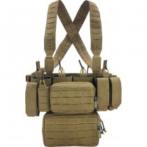 Pitchfork MCR Modular Chest Rig Complete Set - Coyote