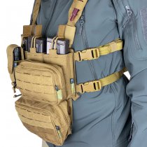 Pitchfork MicroMod Rifle Chest Rig Complete Set - Coyote