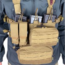 Pitchfork MicroMod Rifle Chest Rig Complete Set - Coyote