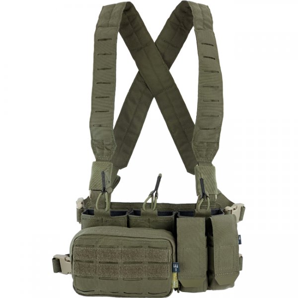 Pitchfork MicroMod Rifle Chest Rig Complete Set - Ranger Green