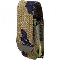 Pitchfork Closed Single Pistol Magazine Pouch - SwissCamo