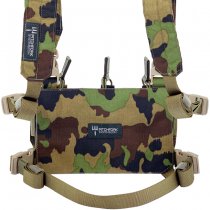 Pitchfork MicroMod Rifle Chest Rig Complete Set - SwissCamo