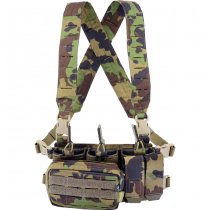 Pitchfork MicroMod Rifle Chest Rig Complete Set - SwissCamo