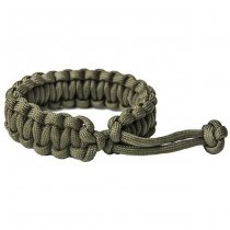 Pitchfork Paracord Bracelet Knotted - Olive