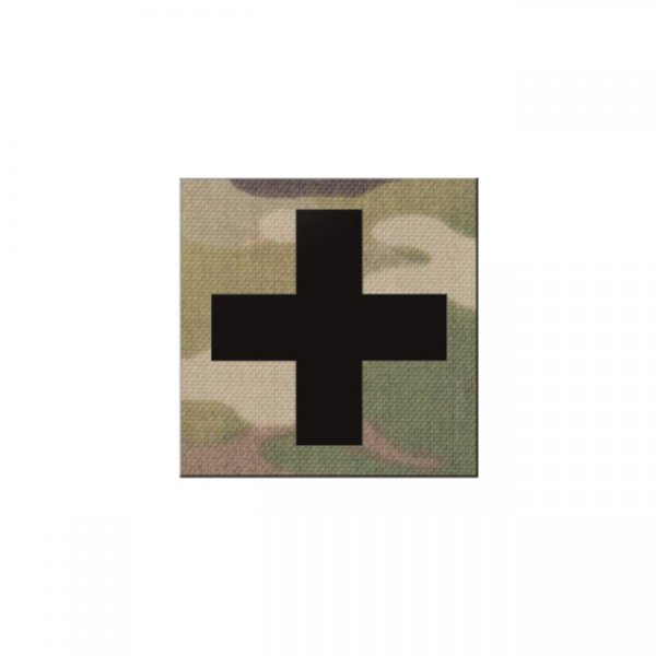 Pitchfork Medic Cross IR Square Print Patch - Multicam