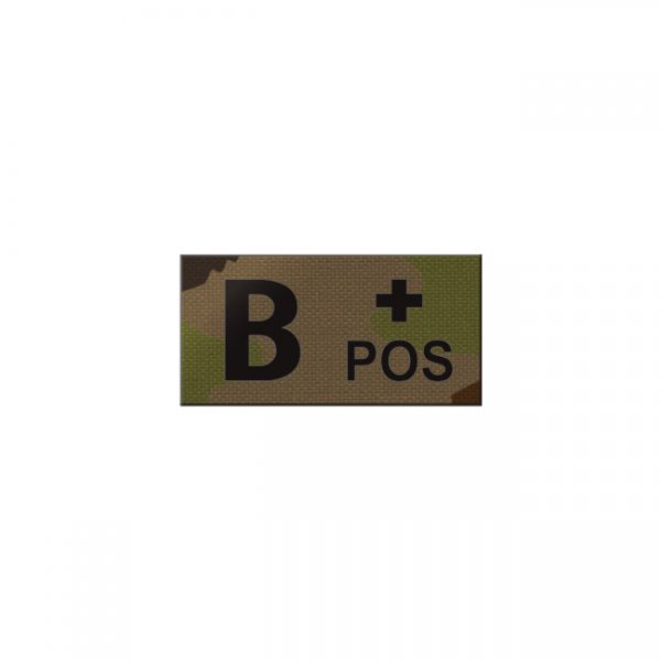 Pitchfork B POS Blood Type IR Patch - SwissCamo