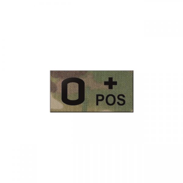 Pitchfork O POS Blood Type IR Patch - Multicam