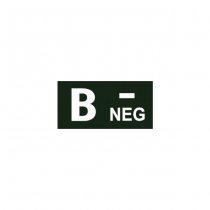 Pitchfork B NEG Blood Type IR Patch - Ranger Green