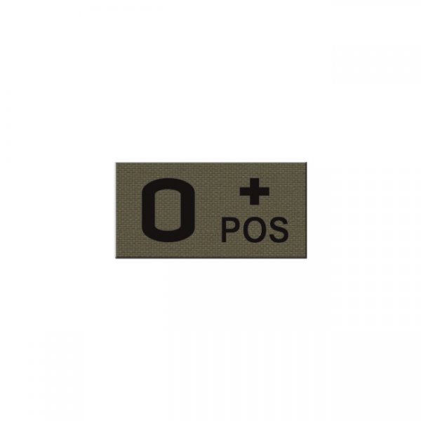 Pitchfork O POS Blood Type IR Patch - Ranger Green