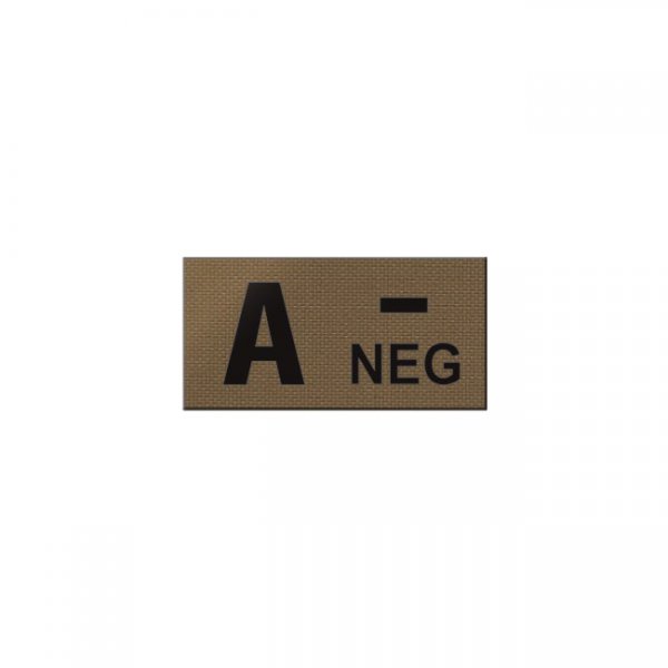 Pitchfork A NEG Blood Type IR Patch - Coyote
