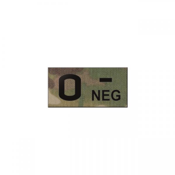 Pitchfork O NEG Blood Type IR Patch - Multicam