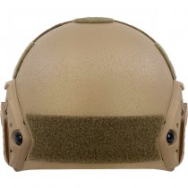 Pitchfork FAST Ballistic Combat Helmet High Cut - Coyote - Deluxe - M/L