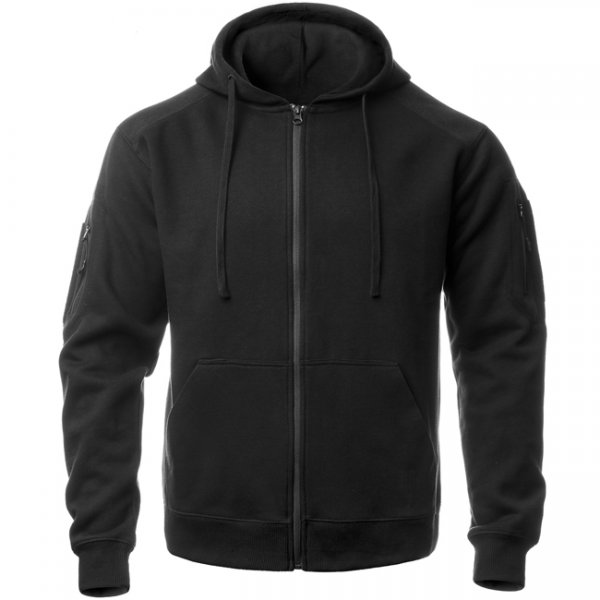 Pitchfork Tactical Hoodie Zippered - Black - XL