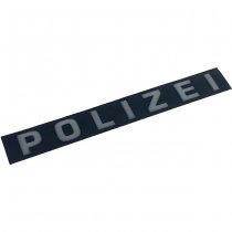 Pitchfork POLIZEI Reflective Face Shield Sticker - Black