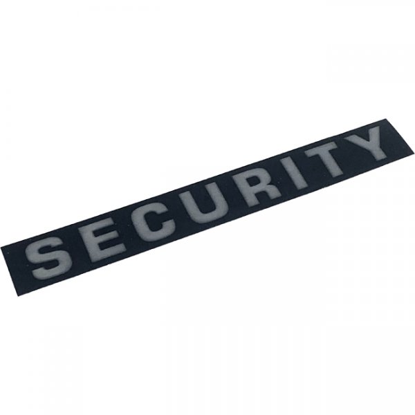 Pitchfork SECURITY Reflective Face Shield Sticker - Black